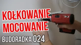 Mocowanie, kołkowanie półek, listew  i innych drobnych rzeczy