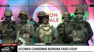 West African Economic Bloc condemns Burkina Faso military coup