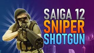 This Shotgun Actually SLAYS - 12g Sniping With AP-20 Slugs - Saiga-12 Builds