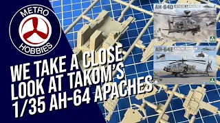 Takom's new 1/35 AH-64 Apache Helicopter Gunship Model Kits: We lift the lid!