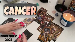 CANCER⚡A SHOCKING READING 😱 THAT WILL LEAVE YOU SPEECHLESS❤️ 💍NOVEMBER 2023 I LOVE READING TAROT ⚡