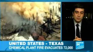 Texas: Toxic fire forces mass evacuation