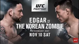 [UFC] Fight Night Busan Edgar VS The Korean zombie Full Fight