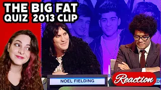 American Reacts - THE BIG FAT QUIZ 2013 CLIP