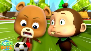 Penalty Shoot Out, Football Cartoon Video & Funny Animal Song for Kids