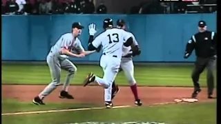 A-Rod slaps Bronson Arroyo's glove  - Game 6 of the 2004 ALCS