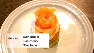 [Starter] Smoked Salmon Avocado Tartare