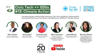 Civic Tech & SDGs #13: Climate Action