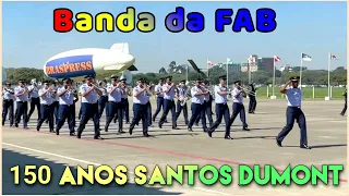 Formatura Alusiva aos 150 ANOS de Santos Dumont - Desfile da tropa da Força Aérea Brasileira