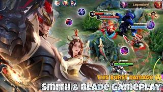 Smith & Blade Mid Lane Pro Gameplay | This Is Just Insane Burst Damage | Honor of Kings HoK KoG