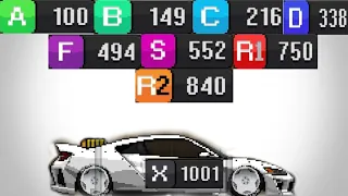 (Almost)Every Class In Pixel Car Racer & Sounds