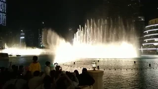 The Dubai Fountain - Time to Say Goodbye by.Музыкальный фонтан Дубай ОАЭ