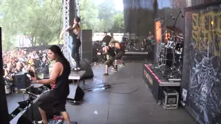 Suicide Silence - Unanswered (Live @ Hegyalja Festival 2012)