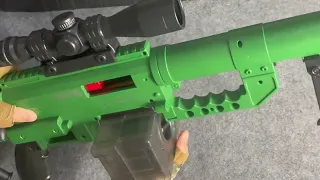 How about this Green Blaster Gun?Who needs one?#nerf #toys #airsoft