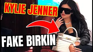 KYLIE JENNER FAKE BIRKIN BAG & TRAVIS SCOTT IS FAKE TO