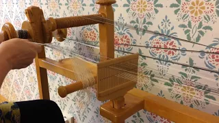 Weaving Leksand Bandloom