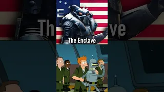 Fallout factions but its Futurama... #shorts #foryou #gaming