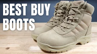 REVIEW TOP PICK BEST BUDGET MENS WATERPROOF MILITARY/OUTDOOR/WORK BOOTS NORTV 8