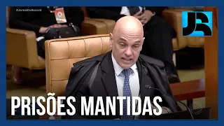 Ministro Alexandre de Moraes decide manter presos os suspeitos de ameaçar e perseguir sua família