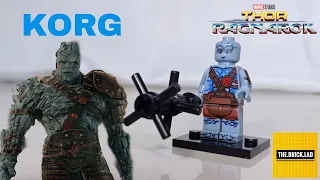 LEGO Korg Unofficial Thor Ragnarok Xinh 1133 X0240 Avengers Endgame Build Review