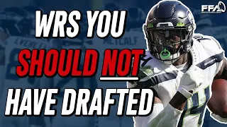 5 Wide Receivers You Should NOT Have Drafted - 2022 Fantasy Football Advice