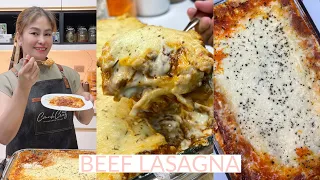 BEEF LASAGNA | FAIL PROOF RECIPE | PANG-NEGOSYO | EASY TO FOLLOW | CONNH CRUZ