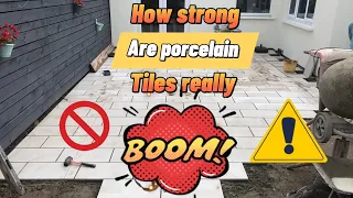 Porcelain Tiles how strong are they  #porcelainstrenght