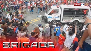 Brigada: Marahas na dispersal sa harap ng US Embassy, siniyasat ng 'Brigada'