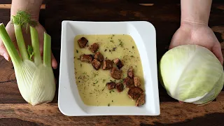 This healthy cabbage and fennel soup is like medicine for my stomach