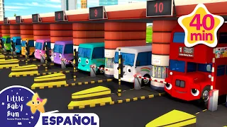 Los autobuses en la caseta |🚌 Caricaturas de autobuses 🚌| Canciones infantiles | LBB Español