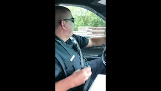 WATCH: Son surprises officer during final radio call