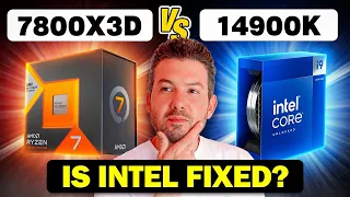 7800X3D vs 14900K - New Intel Default Settings Tested!
