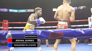 Ghana Boxer robbed Mohammed  Aryeetey vs Filipino boxer Borres