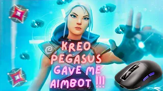 Kreo Pegasus gave me aimbot !!! | Valorant Montage #kreo #skrossi