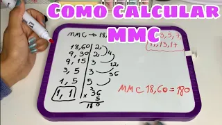 Como calcular o MMC- vídeo aula fácil de matemática