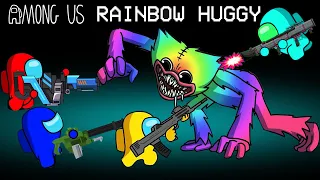 Among Us vs Rainbow Huggy (Poppy Playtime Mod) - 어몽어스 VS 좀비 애니메이션 - Among Us Zombie Animation