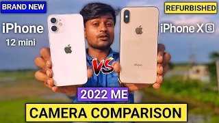 Refurbished IPhone Xs Vs Brand New IPhone 12 Mini Camera Comparison In2022|IPhone Xs |IPhone 12 mini