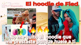 Karol G no se quita el Hoodie que Feid le prestó porque huele a él