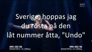 Sanna Nielsen to win Melodifestivalen 2014!!!