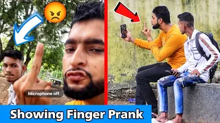 Showing Finger Prank | Part 8 | Prakash Peswani Prank |