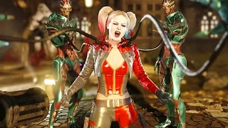 Injustice 2 All Super Moves on Harley Quinn (No HUD) 4K UHD 2160p