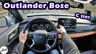 2022 Mitsubishi Outlander – 10-speaker Bose Sound System Review | Apple CarPlay & Android Auto