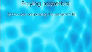 Dream Symbol of the Week - Playing Basketball