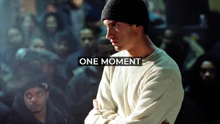 [FREE] Eminem type beat - "One Moment" | Intense Motivational Rap Instrumental with Guitar 2022