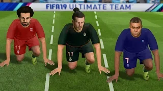 FIFA 19 SPEED/PACE TEST (who is the FASTEST player in FIFA 19 without the ball)