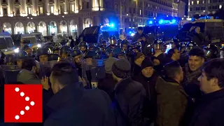 Ncc, tensione a Roma: interviene la polizia