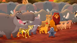 Makuu Vs  Pua Mashindano   Lion Guard Fight Scene HD