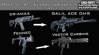 Modern Warfare - How to Create Hidden Weapons in the Gunsmith Part 10
