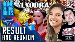 {REACTION TO}@LyodraOfficial - "Result & Reunion" SHES AMAZING! (Live  on @indonesianidol)