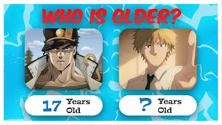 Who is older? | Anime Quiz | 25 Question